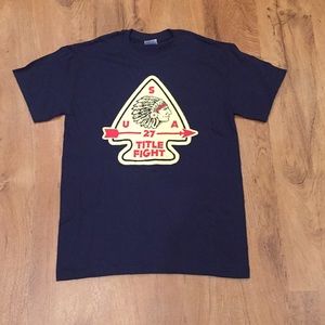 Title Fight arrowhead tee size S GREAT condition